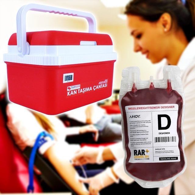 kan taşıma çantası
